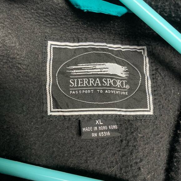 Sierra Sport Vintage Men’s S/V Stellar Sea Nylon Fleece Lined Windbreaker XL - Picture 3 of 7